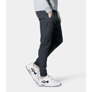 DRUIDS Golf Joggers Mens 30W 30L Charcoal Gray Tapered Stretch Sports Trousers